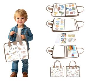 2Kids Toys Sensory Busy Book Dinosaurs 1