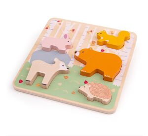 Bigjigs Baby Wooden Puzzle Woodland