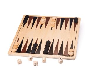 Bigjigs Toys Wooden Backgammon