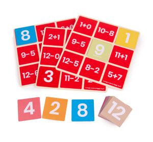Bigjigs Toys Math Bingo Addition and Subtraction