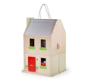 Bigjigs Toys Folding house with accessories