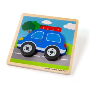 Bigjigs Toys Insert Puzzle Car