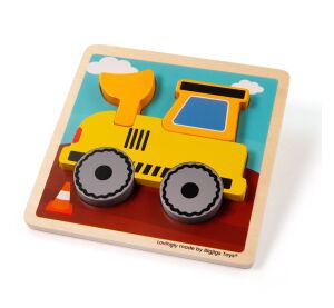 Bigjigs Toys Insert Puzzle Excavator