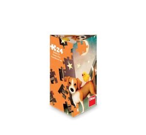 Dino Puzzle Triangle Lost Chicken 24 pieces