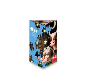 Dino Puzzle triangle Animals on the farm 24 pieces