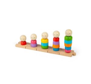 Bigjigs Toys Rainbow Family Deployment