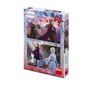 Dino Puzzle Frozen II expectations 2x77 pieces