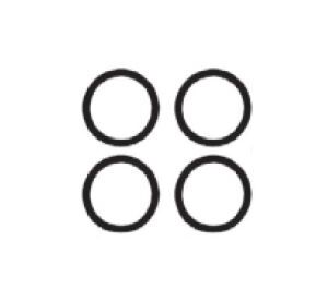 Piko Drive belts pack of 4 - ET57090A-03
