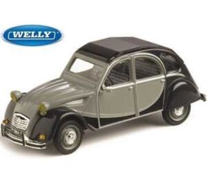 Welly Citroen 2CV Skala 1:24 black and grey