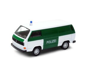 Welly Volkswagen T3 Van model 1:34 POLIZEI
