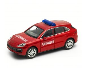 Welly Porsche Cayenne Turbo 1:34 Feuerwehr red