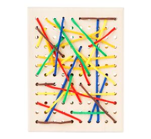 small foot Wooden board for threading