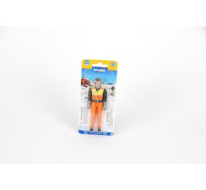Bruder BWORLD Snowmobile driver figure
