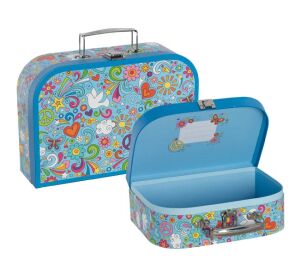 Goki Set of children's suitcases Love and Peace 2 pcs
