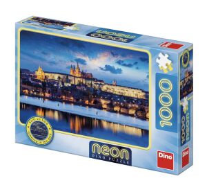 Dino Puzzle Prague Castle neon 1000 pieces