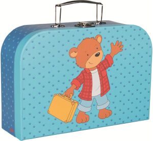 Goki Teddy Travel Games Suitcase