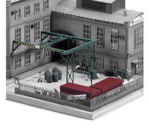 Piko Authentic Edition Crane with accessories for E. Strauss glassworks - 61119
