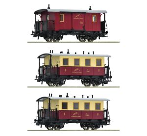 Roco 3-piece set of Sonnblick-Bahn cogwheel passenger train - 6200063