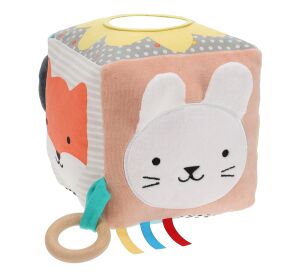 Petit Collage Textile motor cube