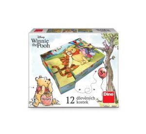 Dino Wooden picture blocks Winnie the Pooh 12 blocks