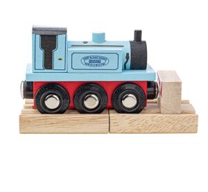 Bigjigs Rail Wooden Train Terrier Blue