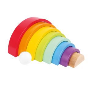 small foot Wooden toys motor rainbow