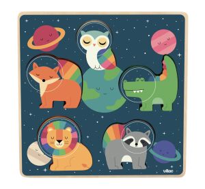Vilac Insert puzzle Animal astronauts