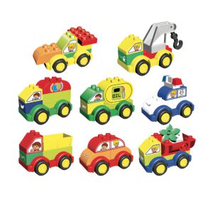 L-W Toys Junior Dice Cars 62 pieces
