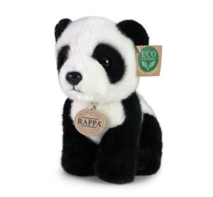 Rappa Plush panda sitting 18 cm ECO-FRIENDLY
