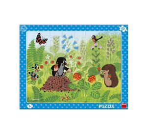 Dino Puzzle Mole and strawberries 40 pieces board