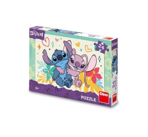 Dino Puzzle Stitch and Angel 24 pieces