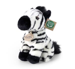 Rappa Plush zebra sitting 18 cm ECO-FRIENDLY