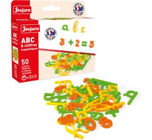 Jeujura Cartoon magnetic letters 50 pcs