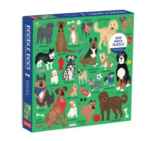 Mudpuppy Puzzle Dog Breeds 500 pieces