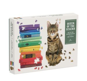 Galison Puzzle set 2pcs Queen of the Stacks 650 pieces