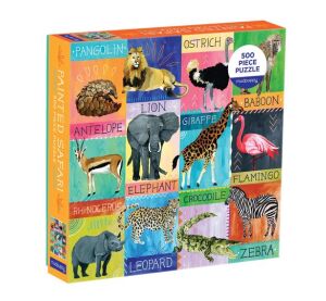 Mudpuppy Puzzle Safari Collage 500 pieces