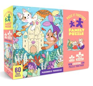 Chronicle Books Family puzzle Purrmaid Paradise 60 pieces