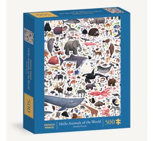 Chronicle Books Puzzle Hello animals of the world 500 pieces