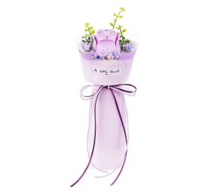 RoboTime 3D puzzle Purple Rose
