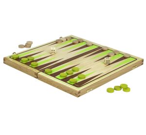 Jeujura Backgammon in wooden folding box
