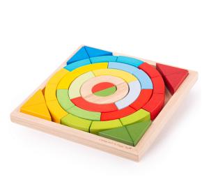 Bigjigs Toys Wooden folding arches and triangles