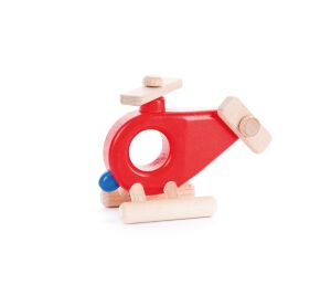 Bajo Helicopter red