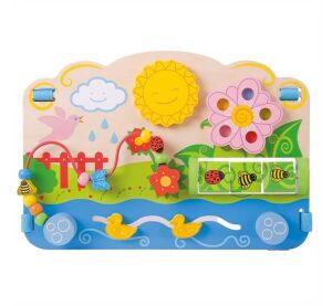 Bigjigs Baby Wooden Motor Board Flowers