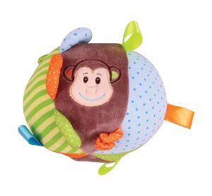 Bigjigs Baby Textile Active Ball Monkey Cheeky
