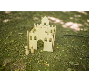 BeWooden Wooden doll's castle 1 bedroom