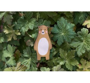 BeWooden Wooden sticker for the wall and elsewhere Petya Bear
