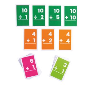 Bigjigs Toys Cards dividing 1-10