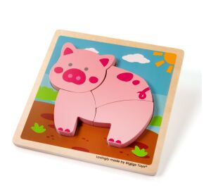 Bigjigs Toys Piggy Puzzle