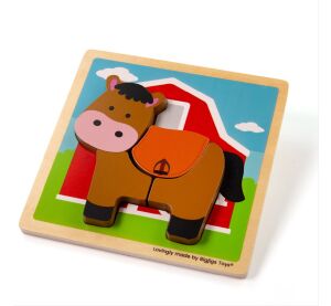 Bigjigs Toys Insert Puzzle Horse