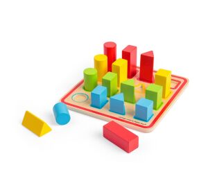 Bigjigs Toys Colourful insertion shapes